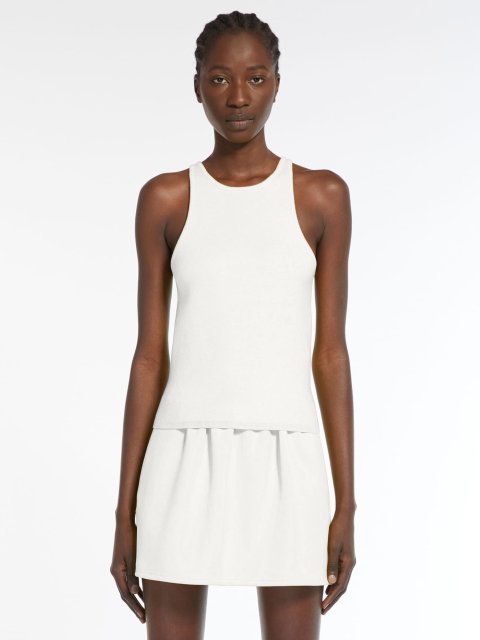 Кремовый топ MAX MARA из шерсти: фото 1 - Invogue