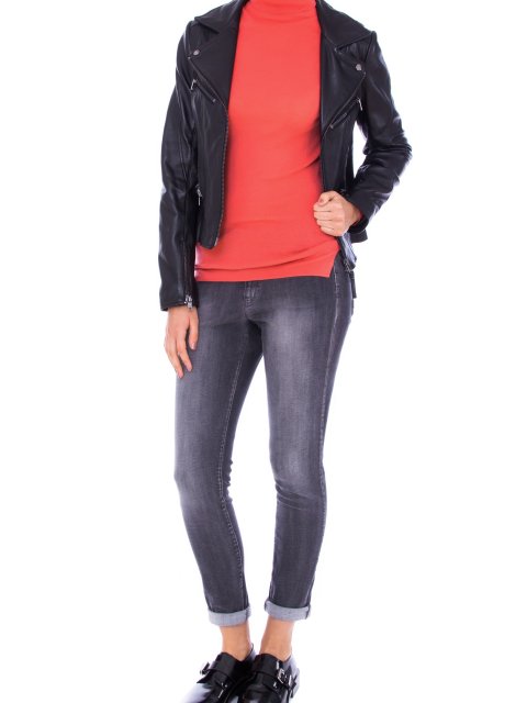 Куртка кожаная Marc Cain (2830): фото 3 - Invogue