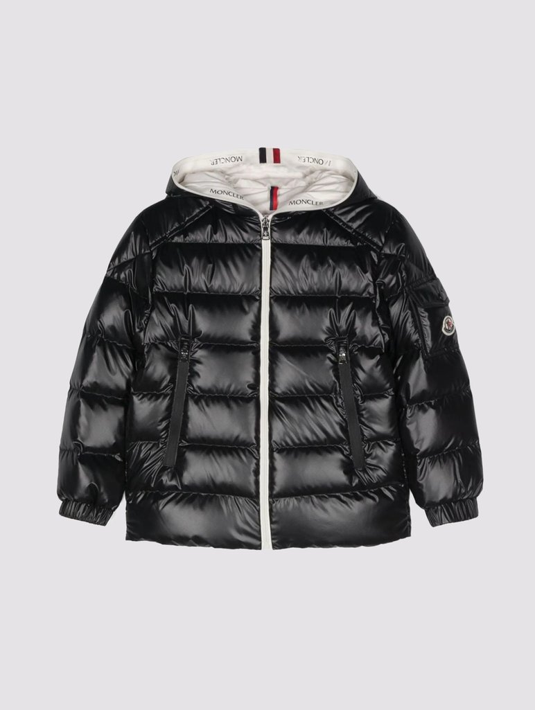 Синяя куртка Moncler стеганая: фото - Invogue