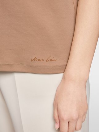 Футболка с коротким рукавом и лентой Marc Cain: фото 6 - Invogue
