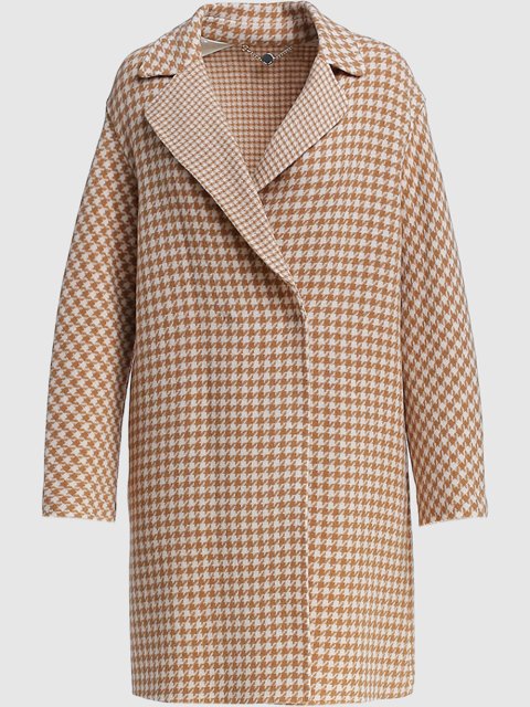 Бежевое пальто MARC CAIN: фото - Invogue