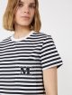 Черная футболка в полоску Max Mara из хлопка: фото 4 - Invogue