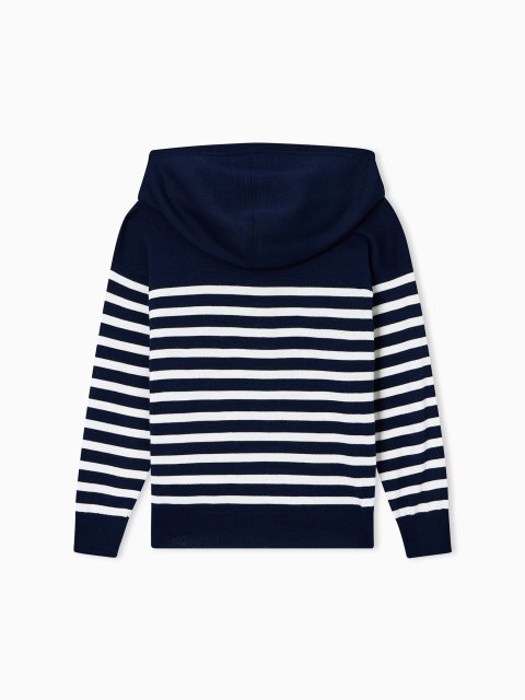 Светр у смужку EMPORIO ARMANI KIDS з вовни та акрилу: фото 2 - Invogue