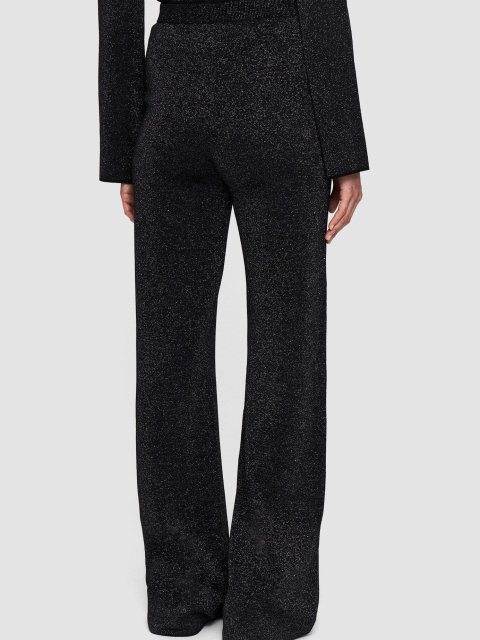 Черные брюки JOSEPH с люрексом: фото 2 - Invogue