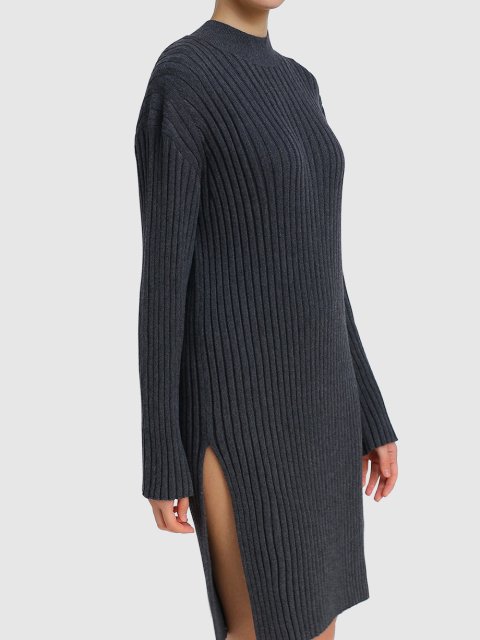 Серое платье KENZO: фото 3 - Invogue