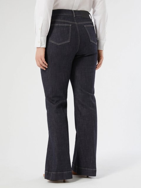 Темно-сині джинси MARINA RINALDI з еластичної бавовни: фото 3 - Invogue