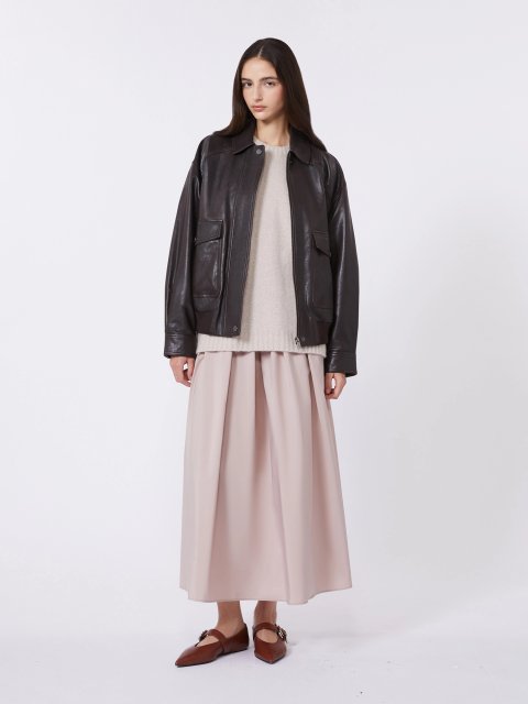 Рожева спідниця WEEKEND MAX MARA з бавовняної суміші: фото 1 - Invogue