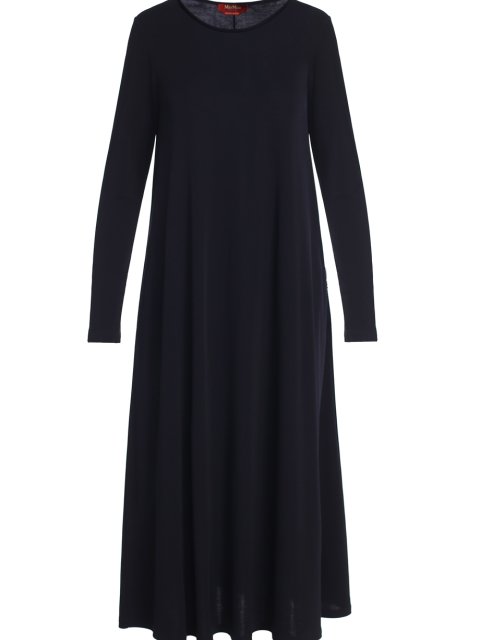 Синее платье MAX MARA: фото - Invogue