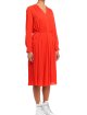 Коралловое платье KENZO: фото 3 - Invogue