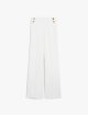 Білі брюки Max Mara палаццо: фото - Invogue