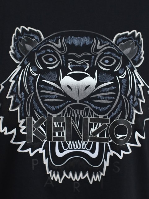 Чёрная футболка KENZO: фото 5 - Invogue