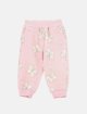Розовые джоггеры MONNALISA с принтом: фото - Invogue
