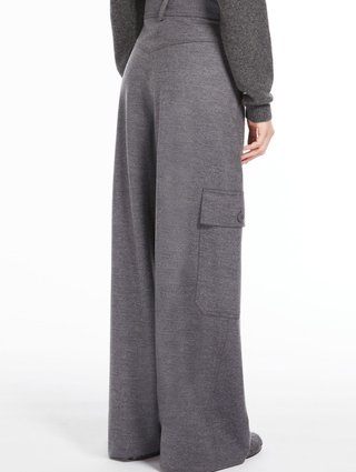 Сірі брюки MAX MARA : фото 2 - Invogue