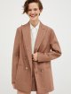 Коричневий двобортний жакет MAX&CO: фото 1 - Invogue