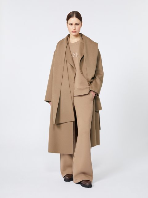 Світло-коричневе пальто MAX MARA з чистої вовни: фото 1 - Invogue