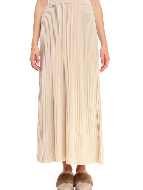 Бежева спідниця WEEKEND MAX MARA : фото 5 - Invogue