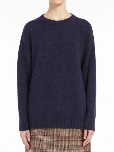 Синий свитер WEEKEND MAX MARA: фото 1 - Invogue