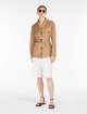 Кремові бермуди Max Mara з бавовни та льону: фото 1 - Invogue