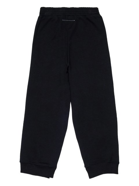 Чорні штани MM6 MAISON MARGIELA KIDS з бавовни: фото 1 - Invogue