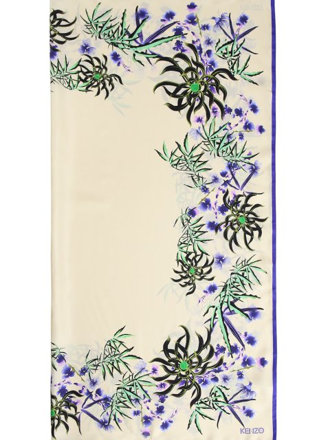 Белый платок KENZO: фото 5 - Invogue