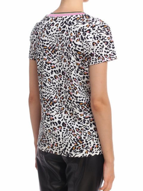 Розовая футболка MARC CAIN: фото 4 - Invogue