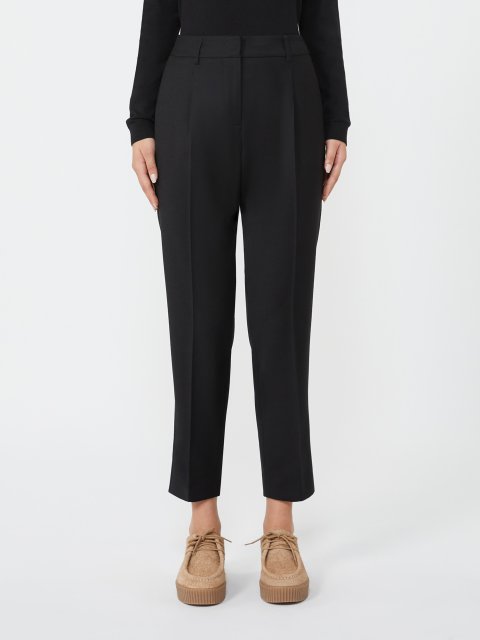 Чорні брюки WEEKEND MAX MARA з вовни: фото 2 - Invogue