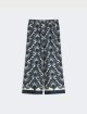 Темно-синие брюки WEEKEND MAX MARA из чистого шелка: фото - Invogue