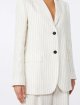Білий жакет Max Mara з льону: фото 4 - Invogue