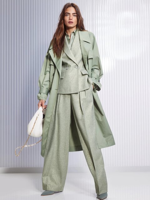 Зеленый жакет Marc Cain с люрексом: фото 1 - Invogue