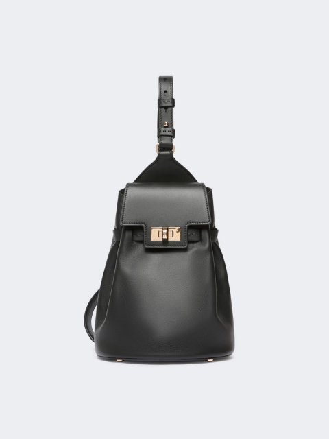 Черный рюкзак Max Mara из кожи: фото - Invogue