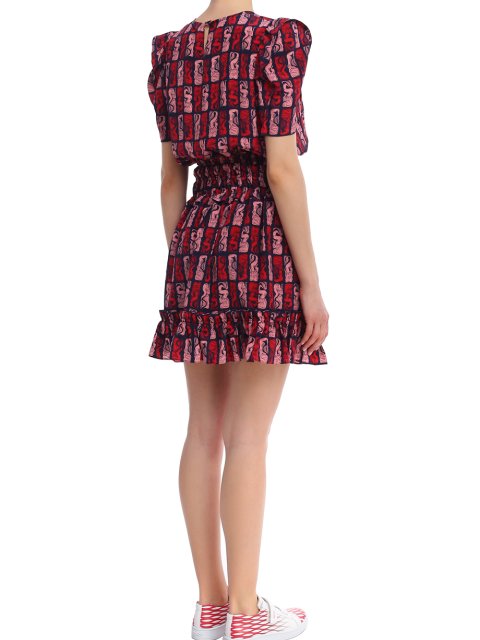 Синее платье KENZO: фото 4 - Invogue