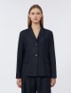 Темно-синій жакет MAX MARA з бавовняного деніму: фото 2 - Invogue