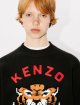 Чорний светр KENZO з вишивкою "Lucky Tiger": фото 3 - Invogue