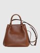 Коричневая сумка MAX MARA: фото - Invogue