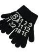 Чорні рукавички MM6 MAISON MARGIELA KIDS з вовни: фото 2 - Invogue