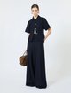 Темно-сині брюки Max Mara з бавовни: фото 1 - Invogue
