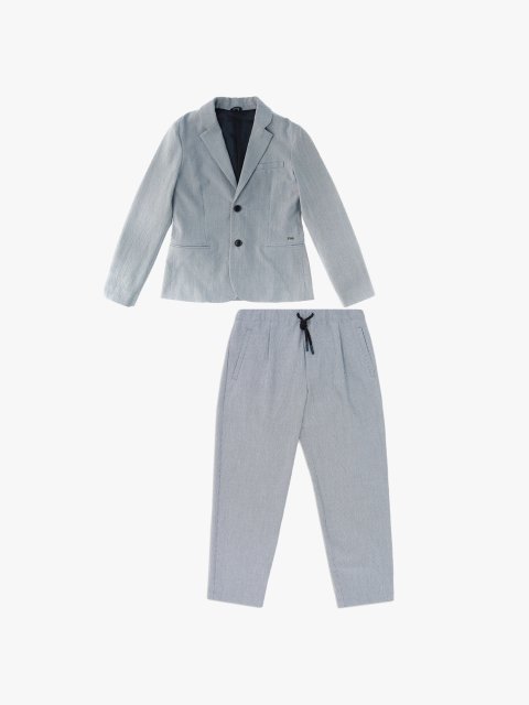 Синій костюм EMPORIO ARMANI KIDS з піджака та брюк: фото - Invogue