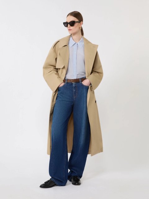 Сині джинси Max Mara з бавовняного деніму: фото 1 - Invogue