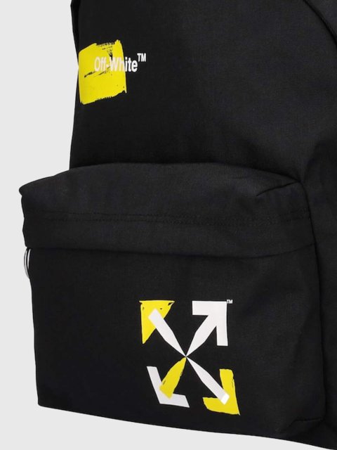 Чёрный рюкзак OFF-WHITE KIDS: фото 3 - Invogue