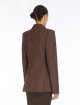 Коричневий жакет Max Mara бавовняний: фото 3 - Invogue