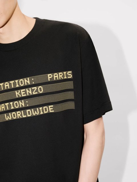 Чёрная футболка KENZO из хлопка: фото 4 - Invogue