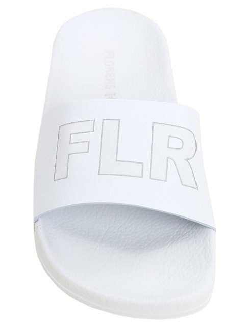 Белые шлепанцы FLORENS: фото 3 - Invogue