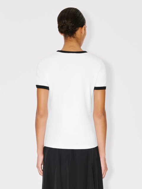 Белая футболка Kenzo из эластичного хлопка: фото 3 - Invogue