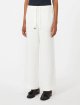 Белые брюки Max Mara из чистого льна: фото 2 - Invogue