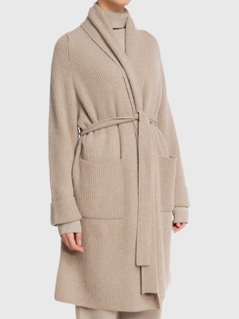 Серый кардиган WEEKEND MAX MARA: фото 2 - Invogue
