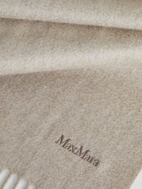 Кремовий шарф MAX MARA : фото 2 - Invogue