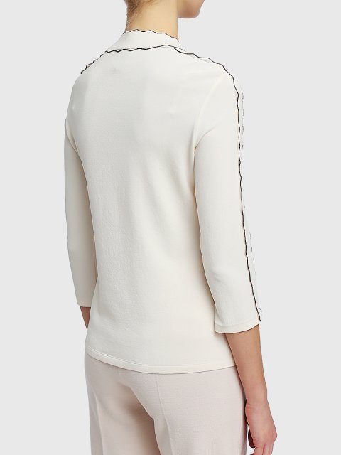 Кремовый свитер MARC CAIN: фото 4 - Invogue