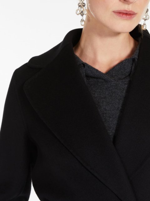 Чорне пальто MAX MARA : фото 3 - Invogue