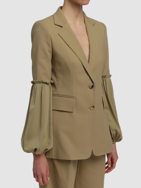 Бежевий піджак MAX MARA : фото 3 - Invogue