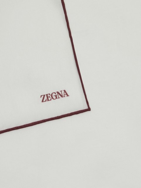 Хустинка ZEGNA з бавовни та шовку: фото 1 - Invogue